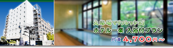 ホテル一楽 入浴付プラン