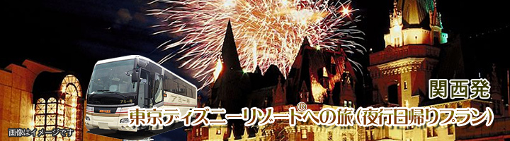 関西発 アミー号で行く 東京ディズニーリゾート 夜行日帰りプラン